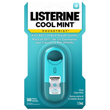 (7.7ml) listerine Cool mint pocketmist 0.26floz (012547339017)