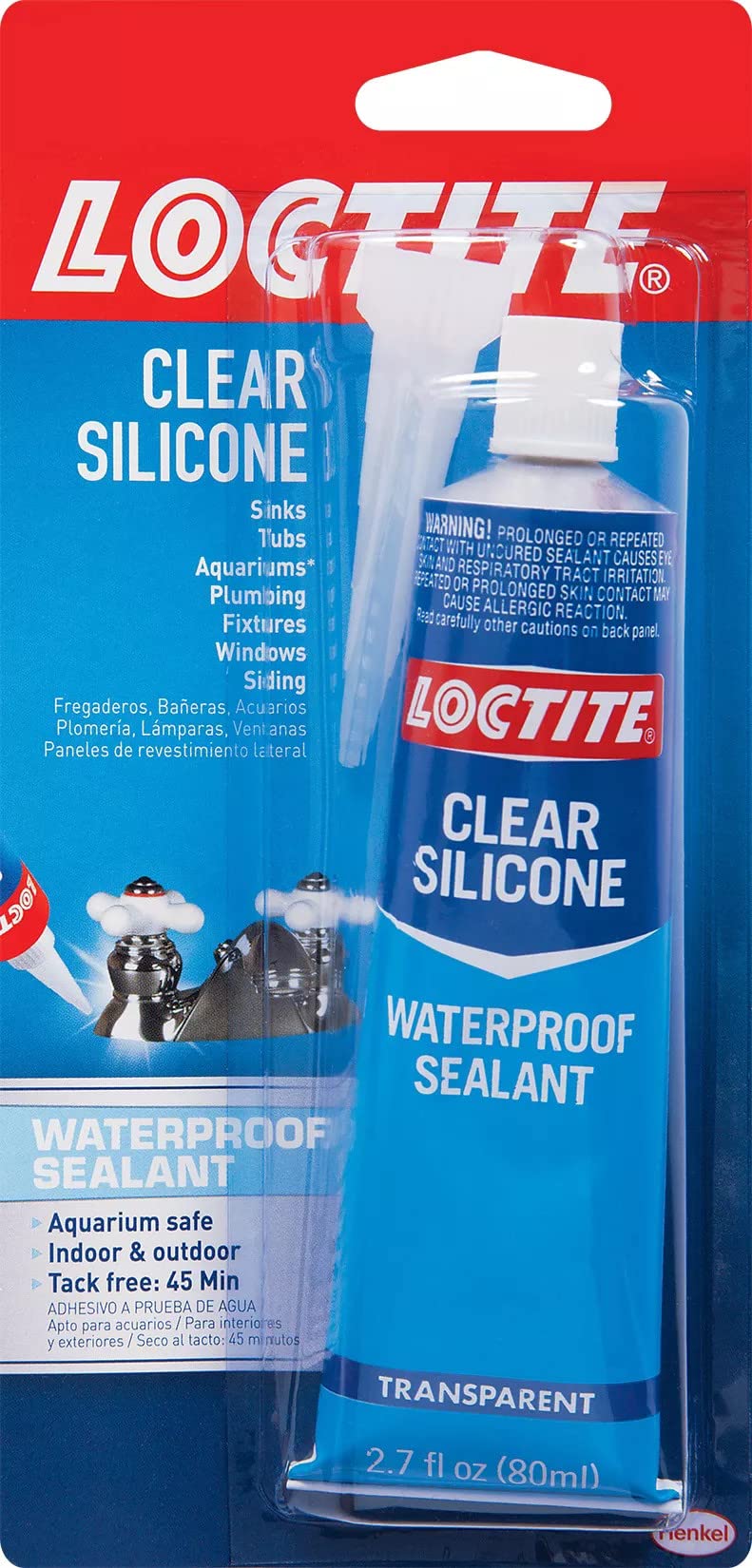 Loctite Clear Silicone Waterproof Sealant 2.7Ounce Tube (908570) eBay